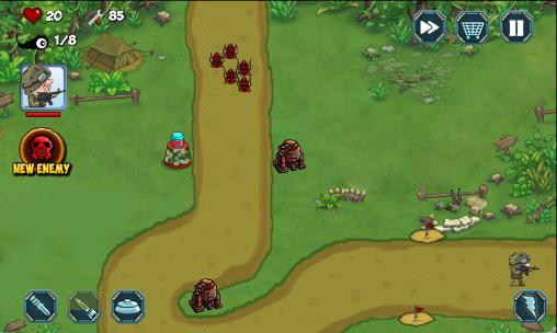 Gameplay of the Alien defense for Android phone or tablet.