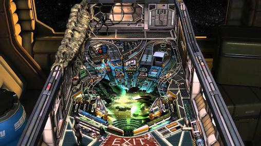 Gameplay of the Aliens vs. pinball for Android phone or tablet.