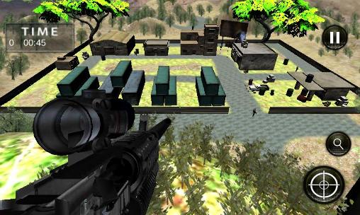 Gameplay of the Alpha: Force target for Android phone or tablet.