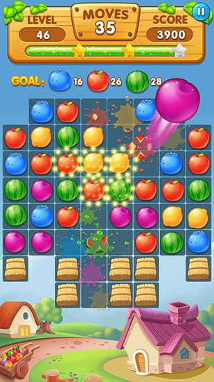 Gameplay of the Amazing fruits for Android phone or tablet.