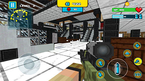 American block sniper survival - Android game screenshots.