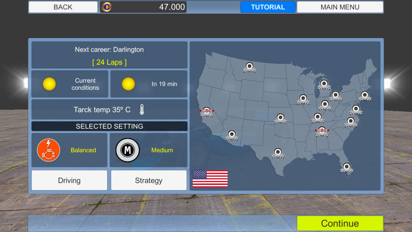 American Speedway Manager - Android game screenshots.
