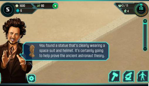 Gameplay of the Ancient aliens: The game for Android phone or tablet.