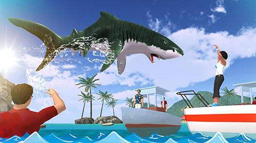 Angry shark 2017: Simulator game - Android game screenshots.