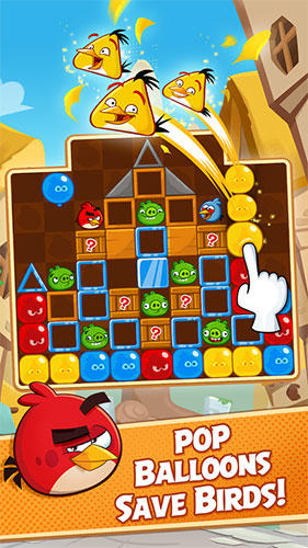 Gameplay of the Angry birds blast! for Android phone or tablet.