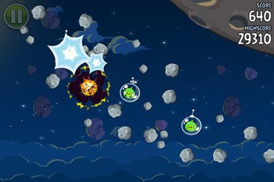 Full version of Android apk app Angry Birds Space for tablet and phone.