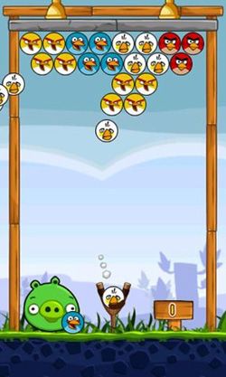 Gameplay of the Angry Birds Shooter for Android phone or tablet.
