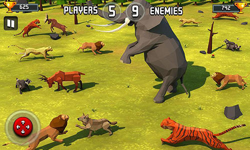 Animal kingdom battle simulator 3D - Android game screenshots.
