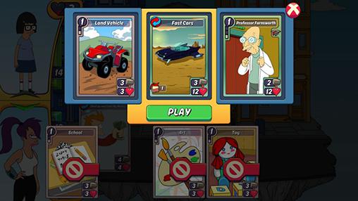 Gameplay of the Animation throwdown: The quest for cards for Android phone or tablet.
