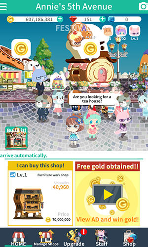 Gameplay of the Annie's 5th avenue for Android phone or tablet.
