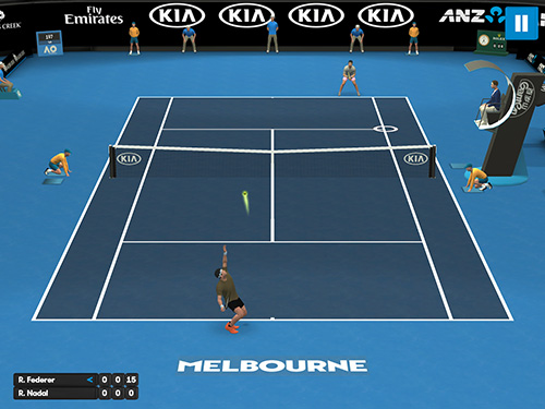 AO tennis game - Android game screenshots.