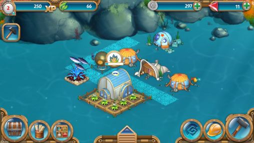 Gameplay of the Aquapolis for Android phone or tablet.