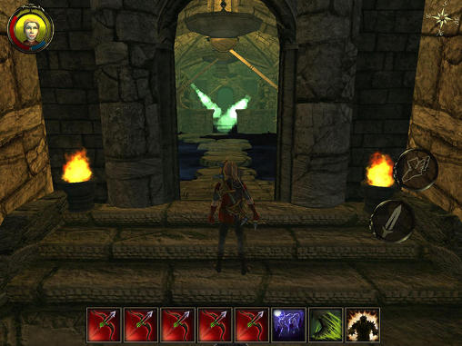 Gameplay of the Aralon: Forge and flame for Android phone or tablet.
