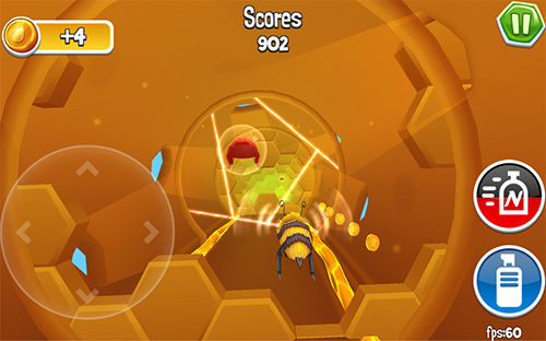 Arcade bugs fly - Android game screenshots.