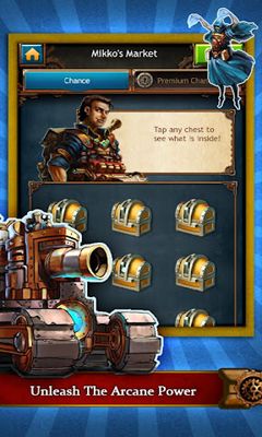 Gameplay of the Arcane Empires for Android phone or tablet.