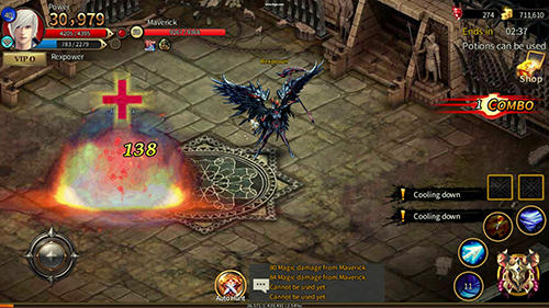 Gameplay of the Arcane online for Android phone or tablet.