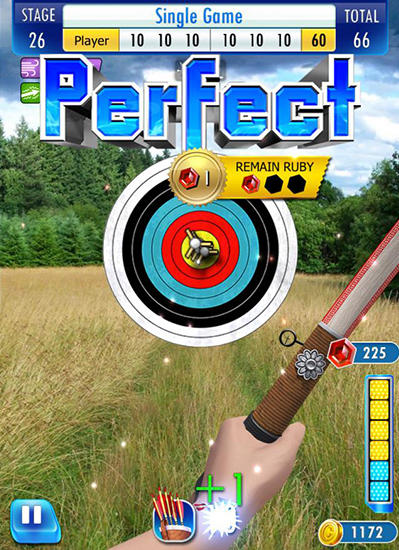 Gameplay of the Archer champion for Android phone or tablet.