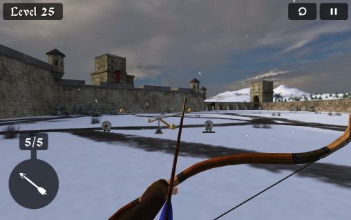 Gameplay of the Archery range 3D for Android phone or tablet.