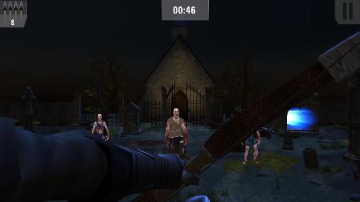 Gameplay of the Archery zombie for Android phone or tablet.