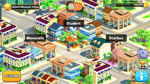 Gameplay of the Arctopia: Path to monopoly for Android phone or tablet.