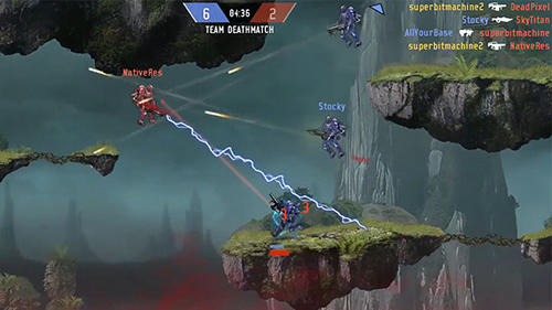 Gameplay of the Armajet for Android phone or tablet.