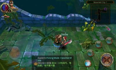 Gameplay of the Armed Heroes for Android phone or tablet.