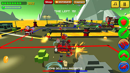Armored squad: Mechs vs robots - Android game screenshots.