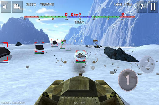 Gameplay of the Armored forces: World of war for Android phone or tablet.
