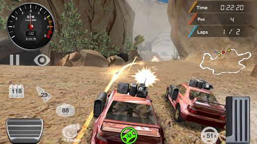 Gameplay of the Armored off-road racing for Android phone or tablet.