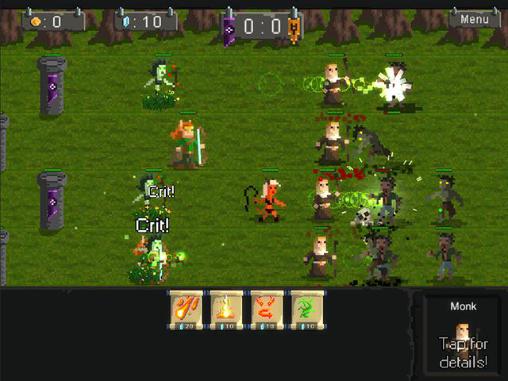 Gameplay of the Army of pixels for Android phone or tablet.