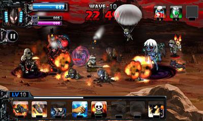 Gameplay of the Army VS Zombie for Android phone or tablet.