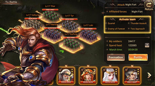 Art of tactics: War games - Android game screenshots.