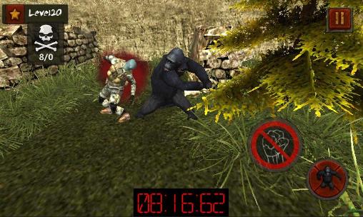 Gameplay of the Assassin ape 3D for Android phone or tablet.