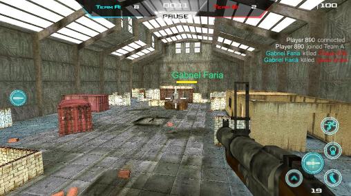 Gameplay of the Assault line CS: Online fps for Android phone or tablet.