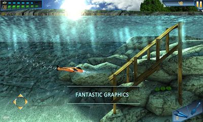 Gameplay of the AstroFish HD for Android phone or tablet.
