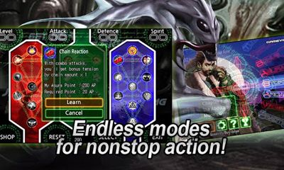 Gameplay of the Asura Cross for Android phone or tablet.