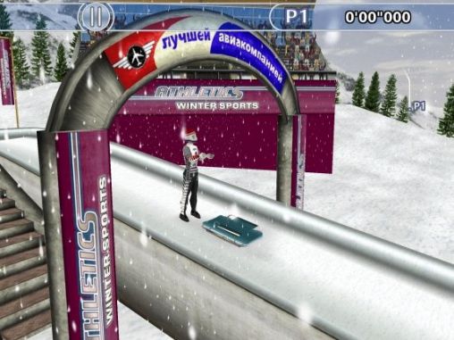 Gameplay of the Athletics: Winter sports for Android phone or tablet.