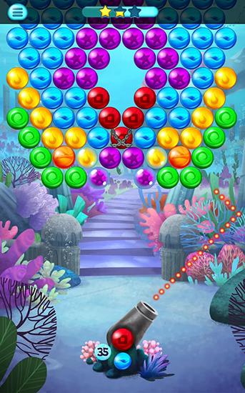 Gameplay of the Atlantis pop for Android phone or tablet.