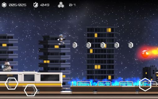 Gameplay of the Atom run for Android phone or tablet.