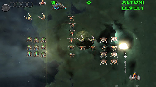 Atomaders HD - Android game screenshots.