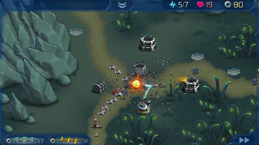 Gameplay of the Attack of the A.R.M.: Alien robot monsters for Android phone or tablet.