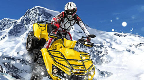 ATV snow simulator - Android game screenshots.