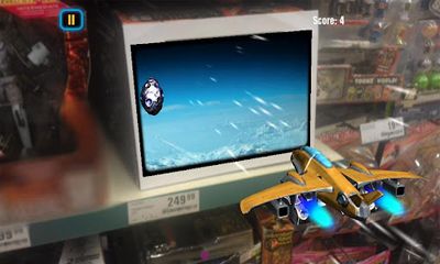 Gameplay of the Augmentron AR for Android phone or tablet.