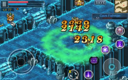 Gameplay of the Aurum blade ex for Android phone or tablet.