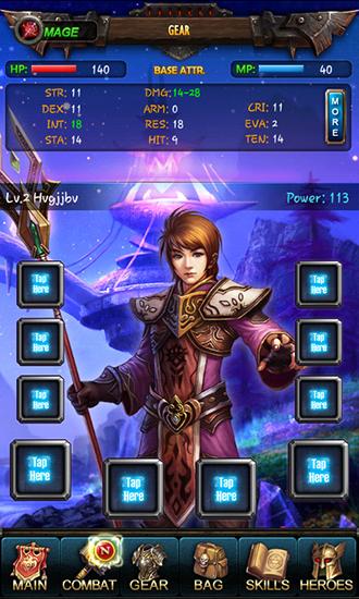 Gameplay of the Auto battle for Android phone or tablet.