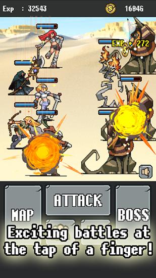 Gameplay of the Automatic RPG for Android phone or tablet.