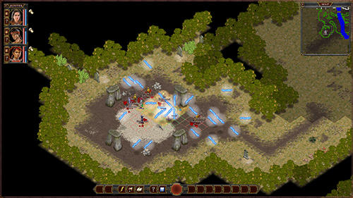 Gameplay of the Avadon 3: The warborn for Android phone or tablet.