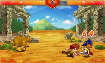 Gameplay of the Avatar Fight - MMORPG for Android phone or tablet.