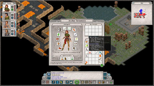 Gameplay of the Avernum 2: Crystal souls for Android phone or tablet.