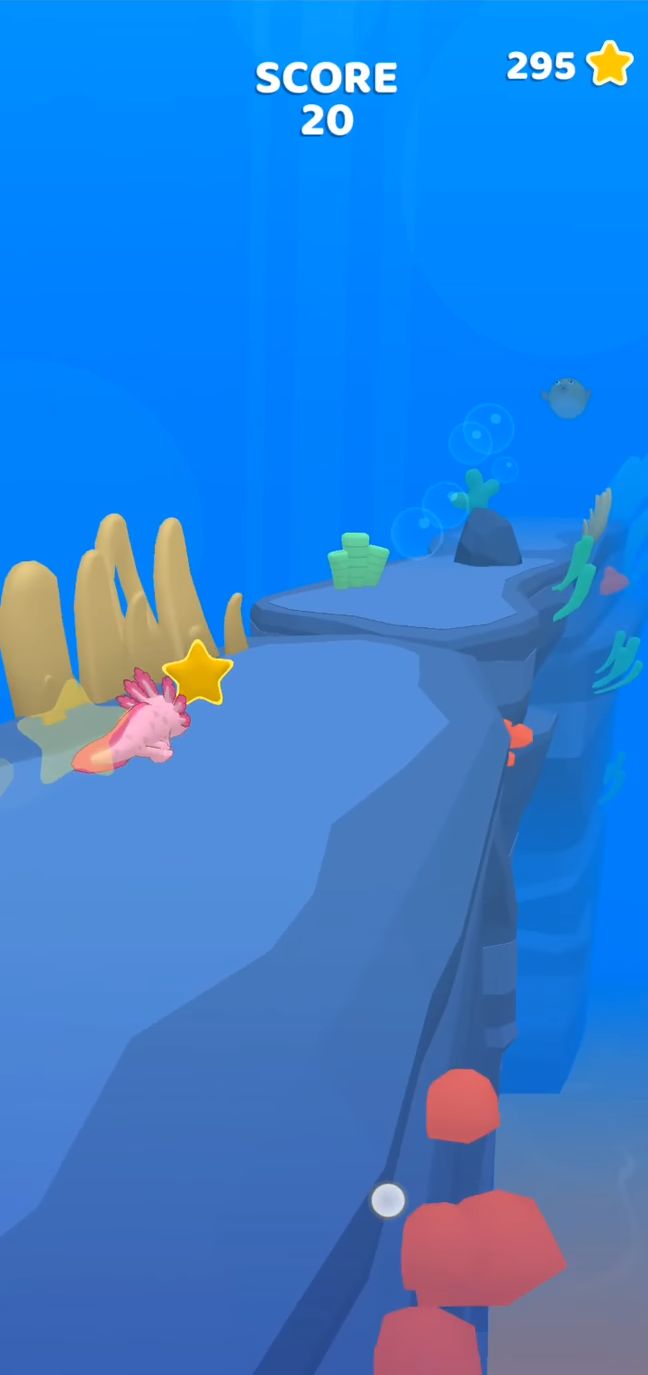 Axolotl Rush - Android game screenshots.